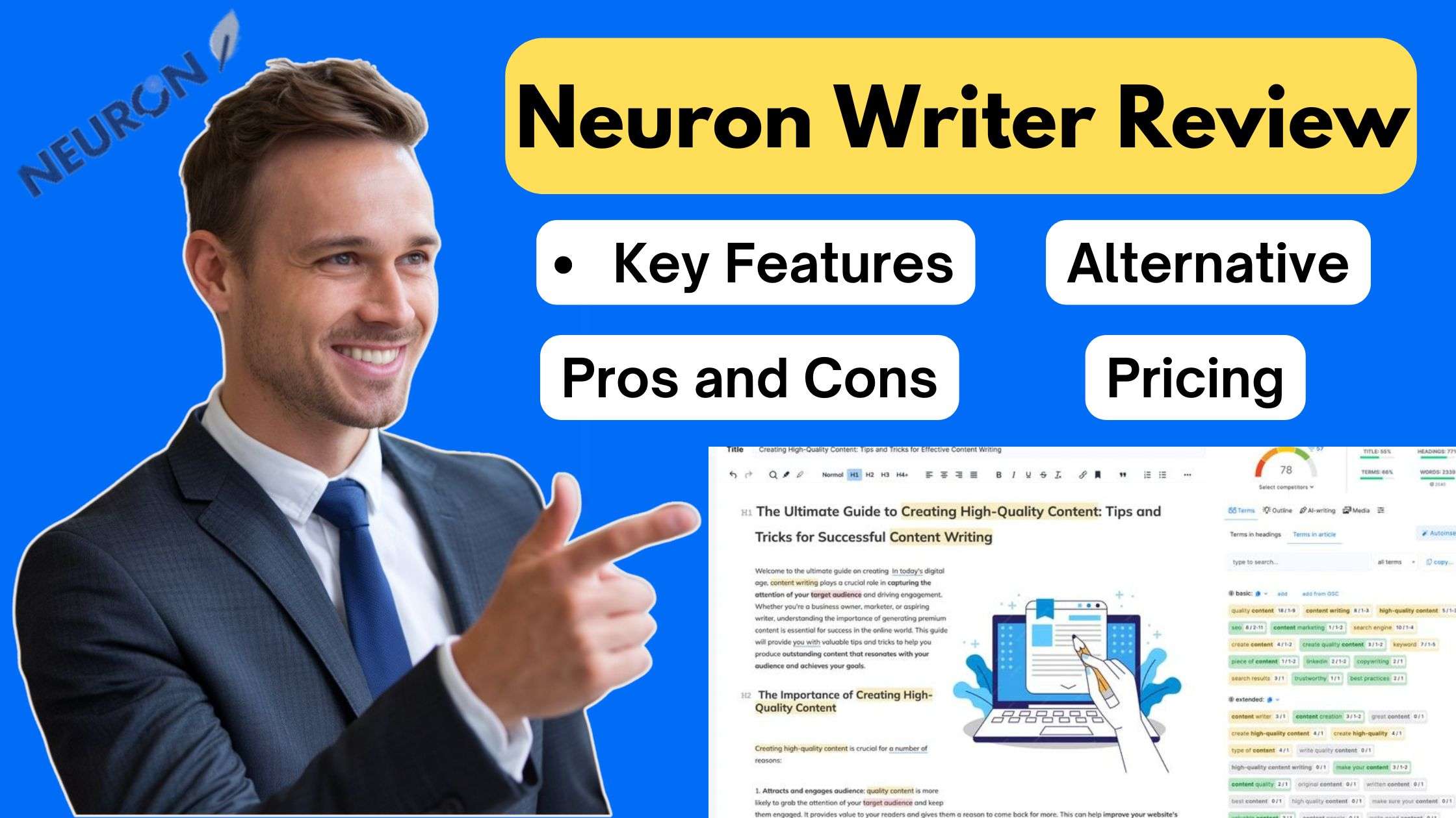 Read more about the article NeuronWriter Review 2024 Boost Your SEO with Appsumo Lifetime Access.